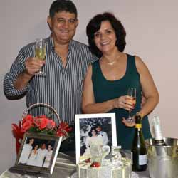 Ronaldo e Clélia celebram bodas de prata